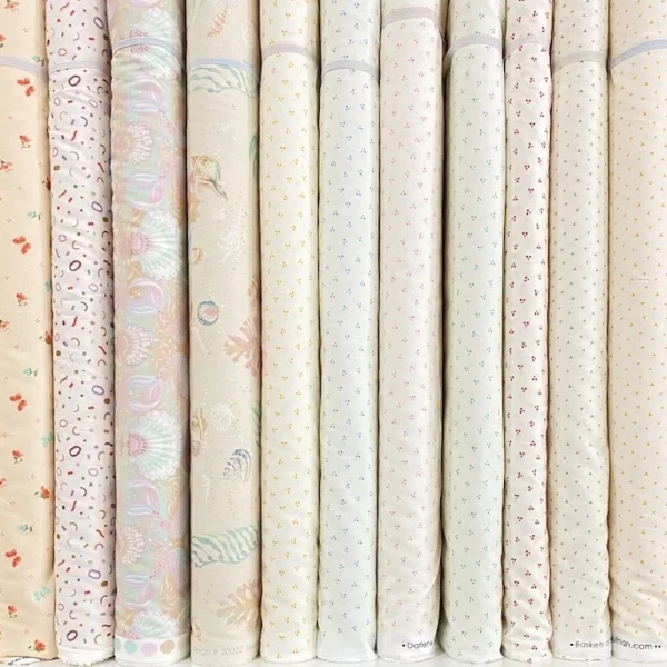 100  Cotton Fabric Low Volume Soft Nude Earthy White Tone Patchwork Quilting DIY Craft Fabric