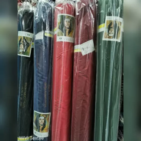 44  45  Nylon Tafetta Velvet   Flocking Velvet   25yds roll