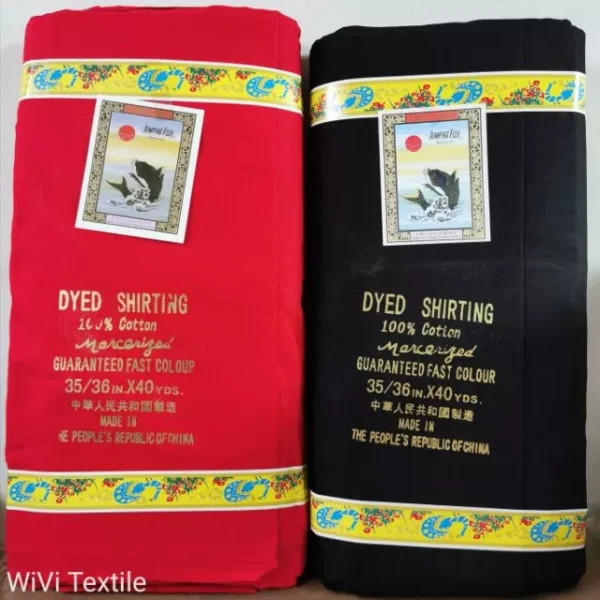 35  36  Dyed Shirting   100  Cotton    40yds pc