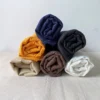 100  French Linen Solid Colour Dressmaking Embroidery DIY Fabric1