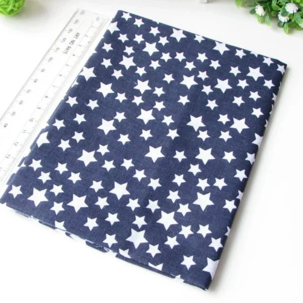 Navy 100  Cotton Fabric  Kain DIY Cotton Cloth 50cmx150cm Pack