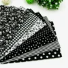 Black 100  Cotton Fabric  Kain DIY Cotton Cloth 50cmx150cm Pack