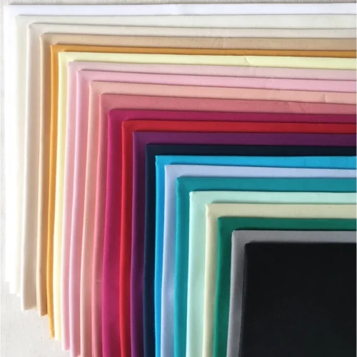 100  Cotton Fabric Kona Solid Colour Patchwork Quilting Embroidery DIY Fabric Robert Kaufman