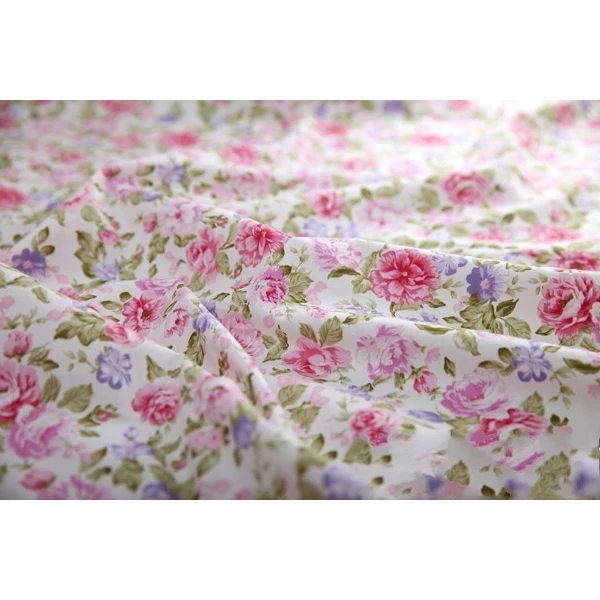 Pink 100  Cotton Fabric Kain Diy Cloth Sewing Craft Kain Cantik
