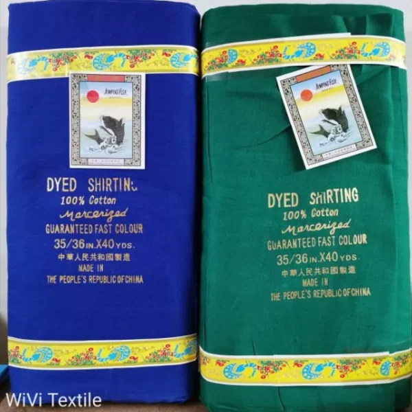 35  36  Dyed Shirting   100  Cotton    40yds pc