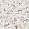 Width 60   160 cm combed cotton cartoon squirrel plant cotton twill fabric baby clothing fabric