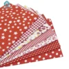 7pcs lot 25cmx25cm Squares Printed Cotton Fabric Kain Diy Cloth Patchwork fabric