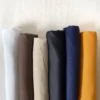 100  French Linen Solid Colour Dressmaking Embroidery DIY Fabric1