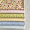 Cotton Twill Fabric 60    Pastoral Floral Fruit Ptripes Design Clothing Dresses Cloth  Kain Cotton Bidang 60
