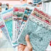 100  Cotton Fabric Floral Fabric Scrap Pack Bundle Patchwork Quilting DIY Craft Fabric