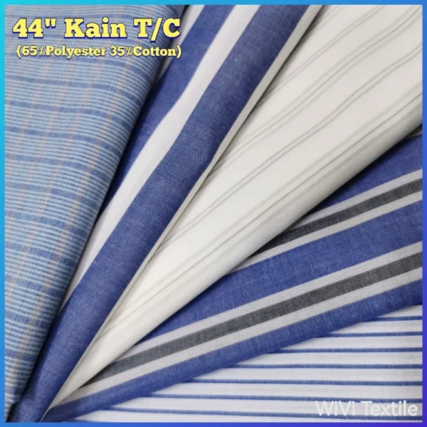 44  45  T C Fabric    per meter