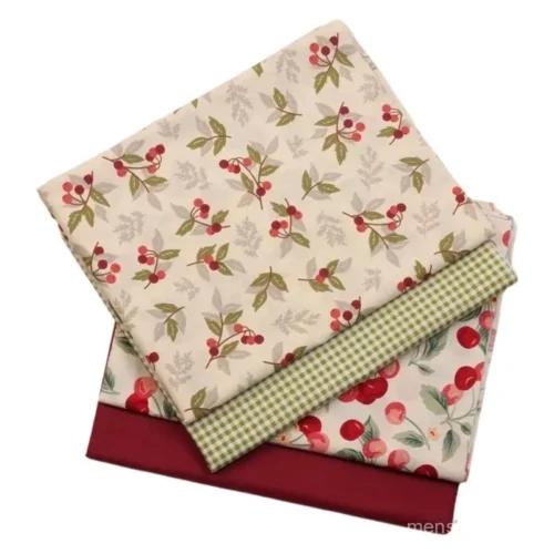 Width 60   160 cm Cotton Combed Cloth Cherry Cotton Twill Fabric for Baju Kurung Kain Bidang 60