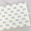 Bidang 60   Kain Cotton Twill Fabric Ribbon Bow Design Perfect for Clothing Or DIY Projects