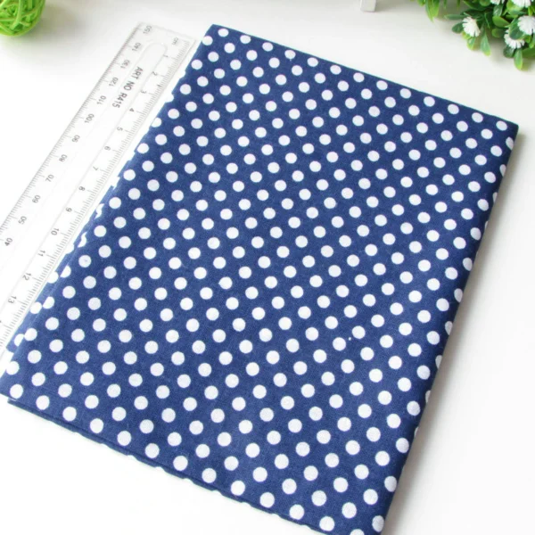 Navy 100  Cotton Fabric  Kain DIY Cotton Cloth 50cmx150cm Pack