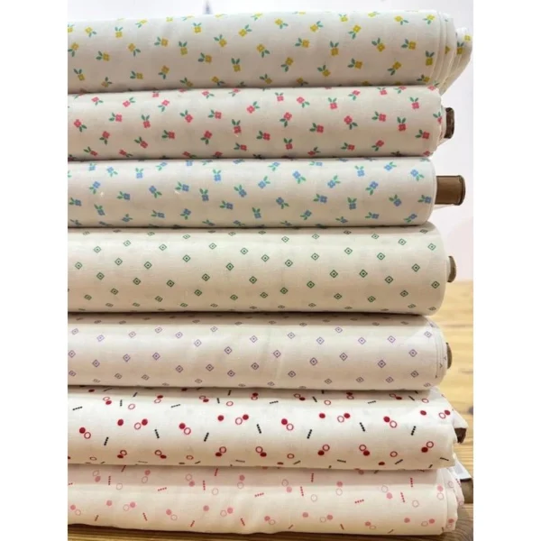 100  Cotton Fabric Low Volume Soft Nude Earthy White Tone Patchwork Quilting DIY Craft Fabric